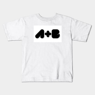 Initials A+B Kids T-Shirt